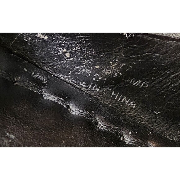 Frye Carson Pumps Womens Leather Chunky Block Heel Black Y2K 90s Size 5.5M Retro - Picture 10 of 11